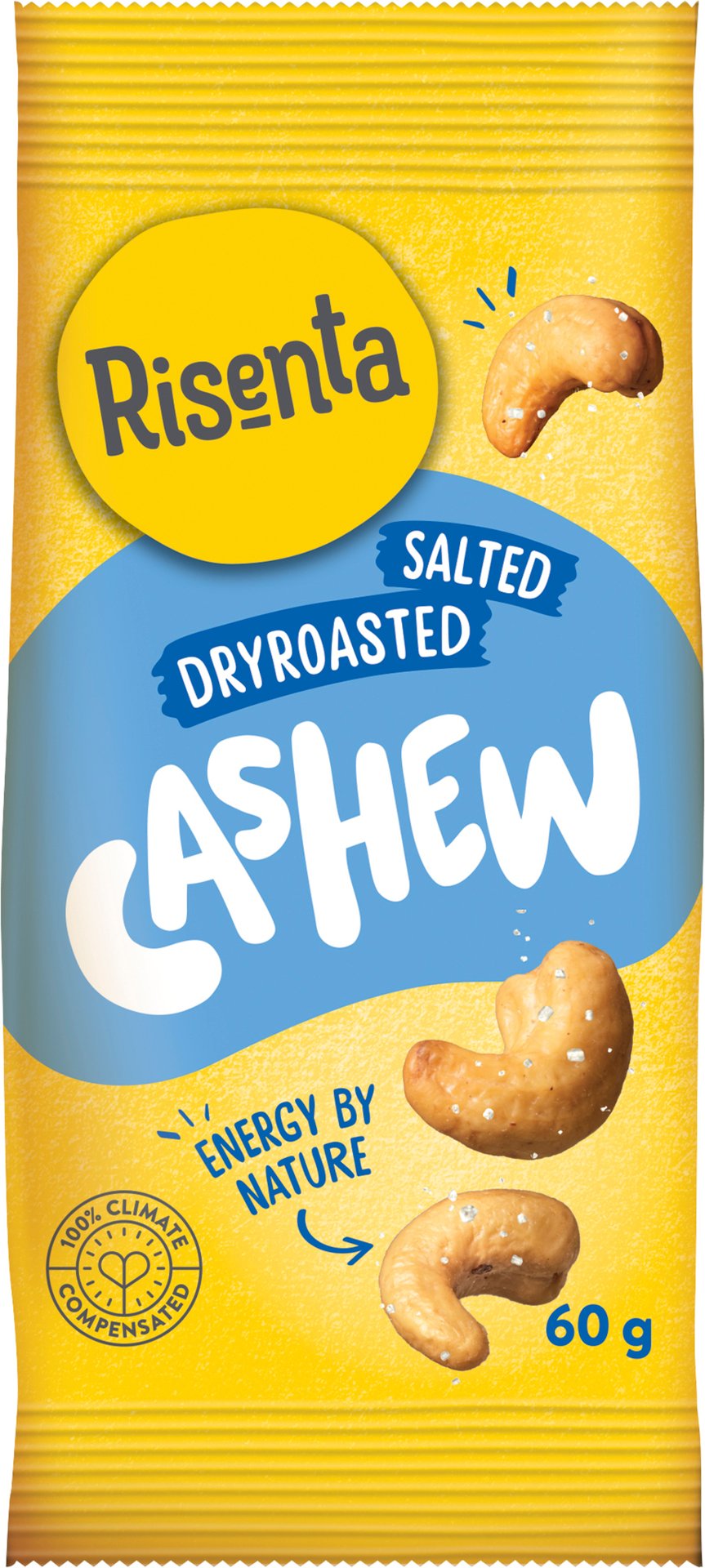 Risenta Cashew Rostade Salta 60 g