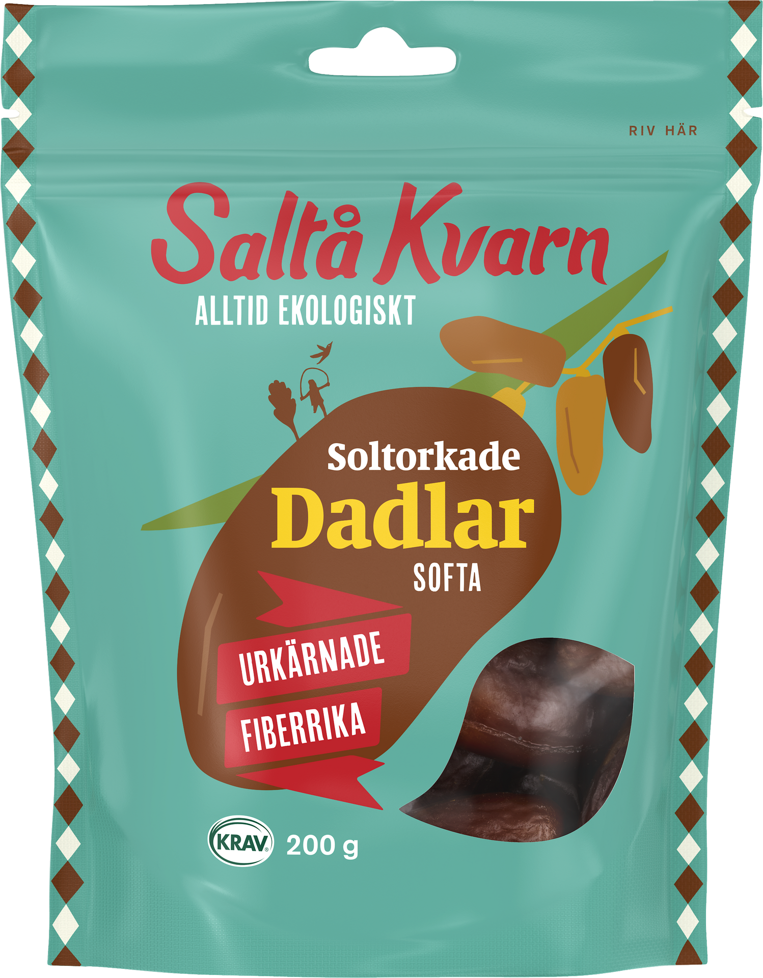 Saltå Kvarn Soltorkade Softa Dadlar 200 g