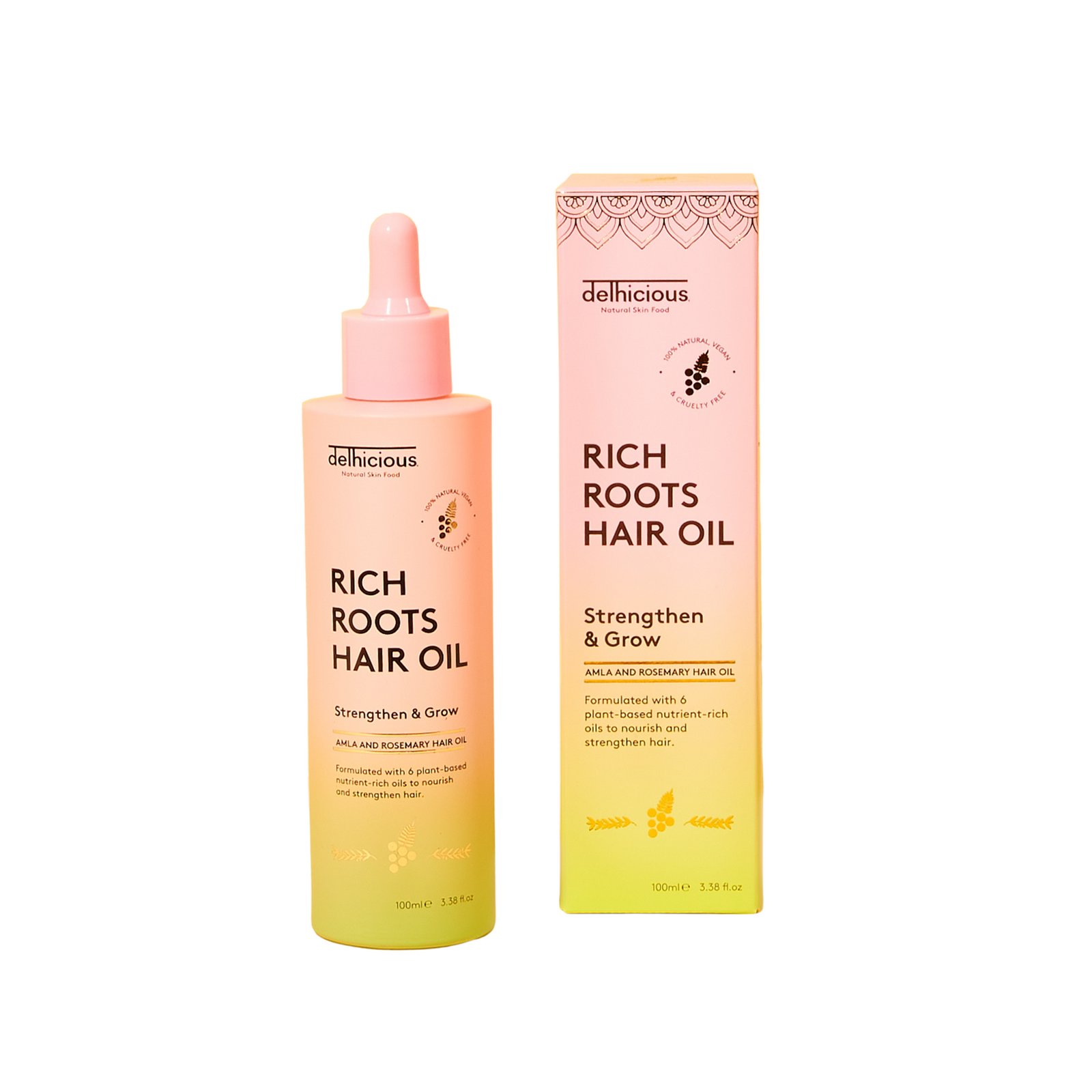 Delhicious Rich Roots Hair & Scalp Oil 100ml