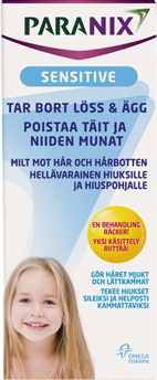Paranix Sensitive Behandling Mot Huvudlöss 150 ml