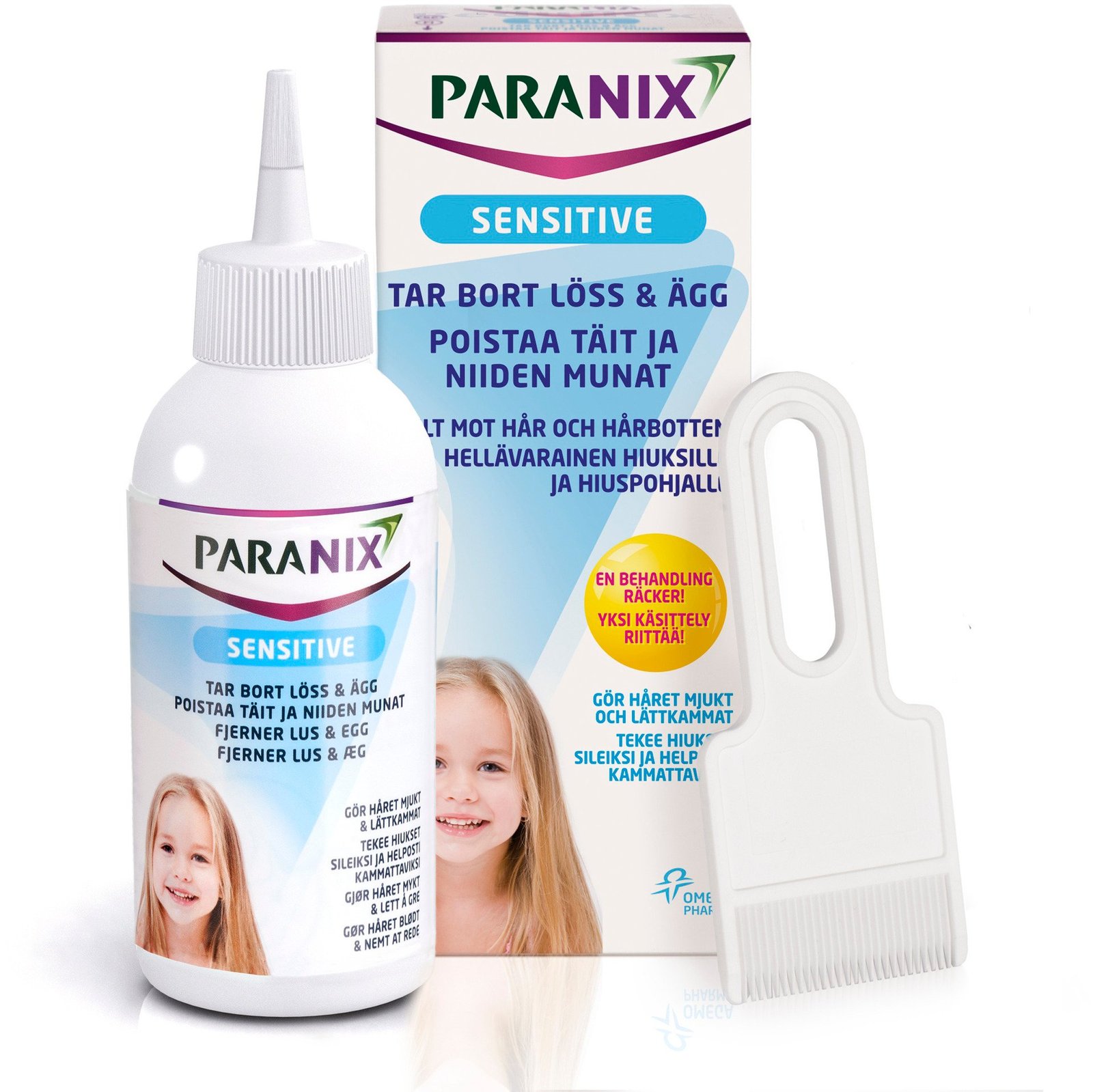 Paranix Sensitive Behandling Mot Huvudlöss 150 ml