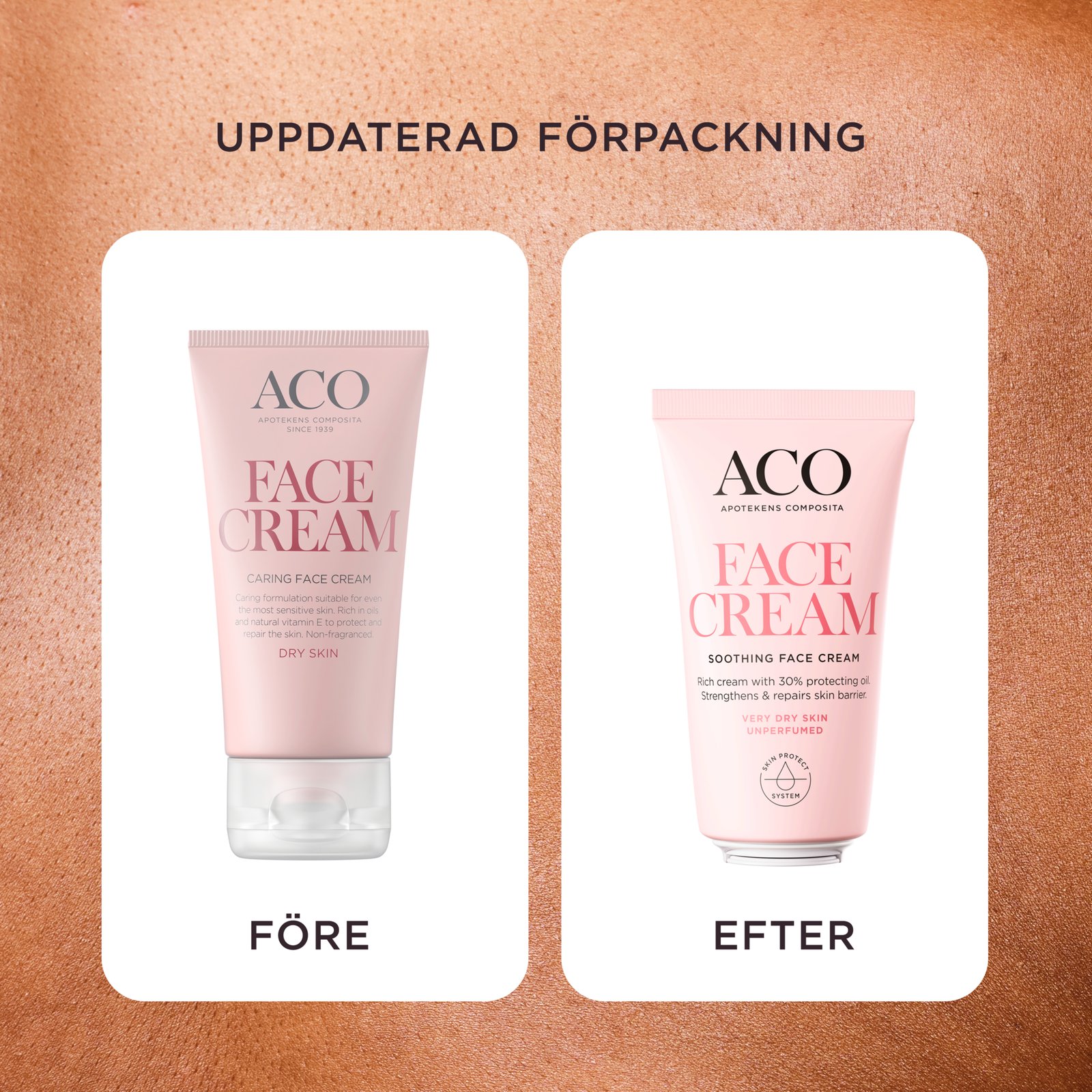 ACO Face Soothing Cream Oparfymerad Ansiktskräm 50 ml
