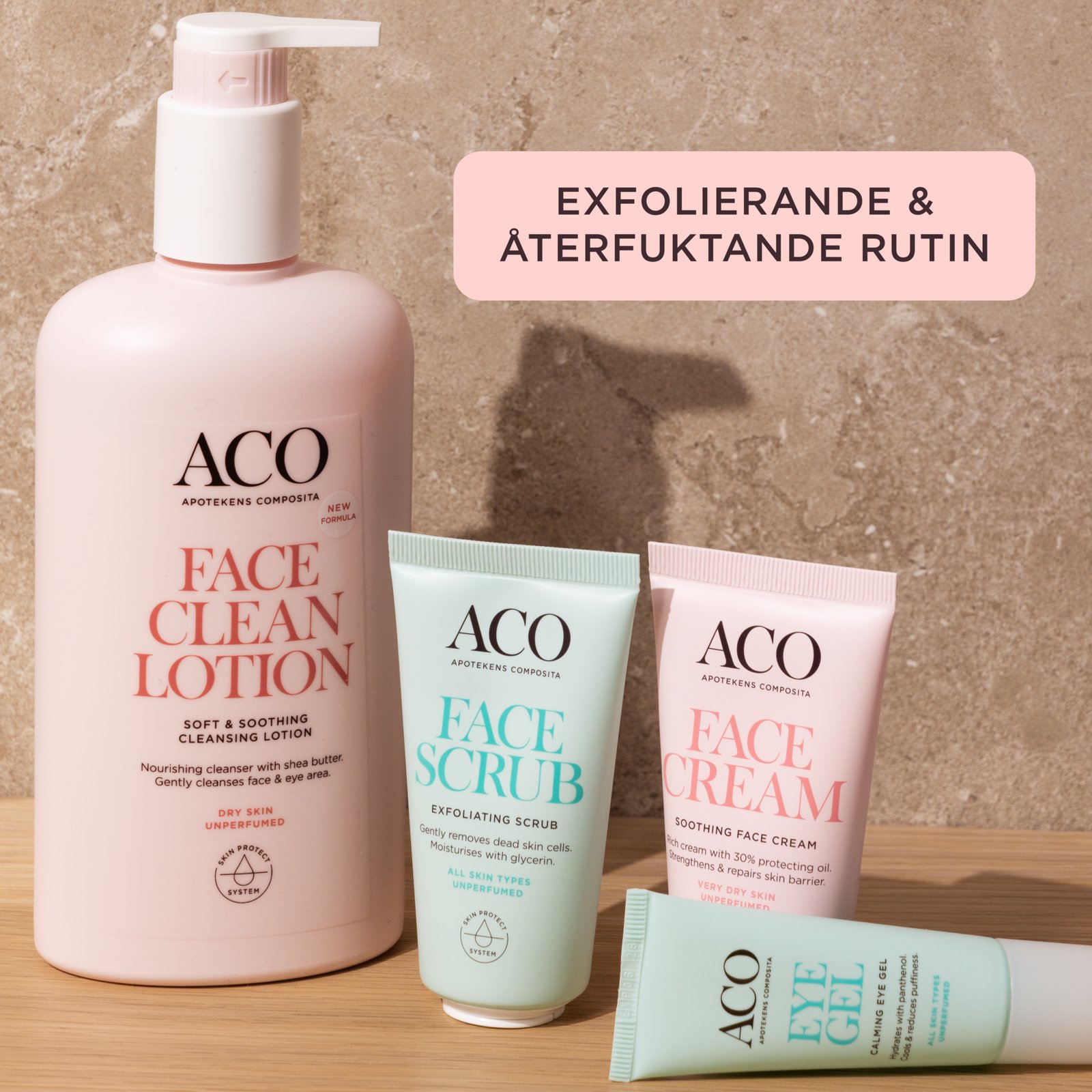 ACO Face Soothing Cream Oparfymerad Ansiktskräm 50 ml