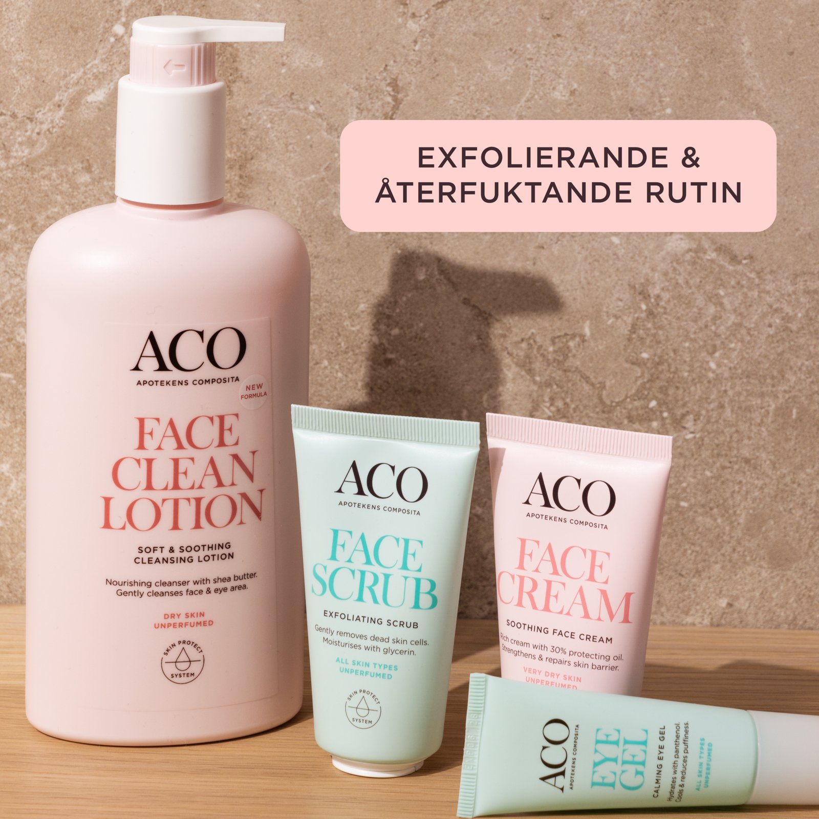 ACO Face Exfoliating Gentle Scrub Mild Ansiktsskrubb 50 ml