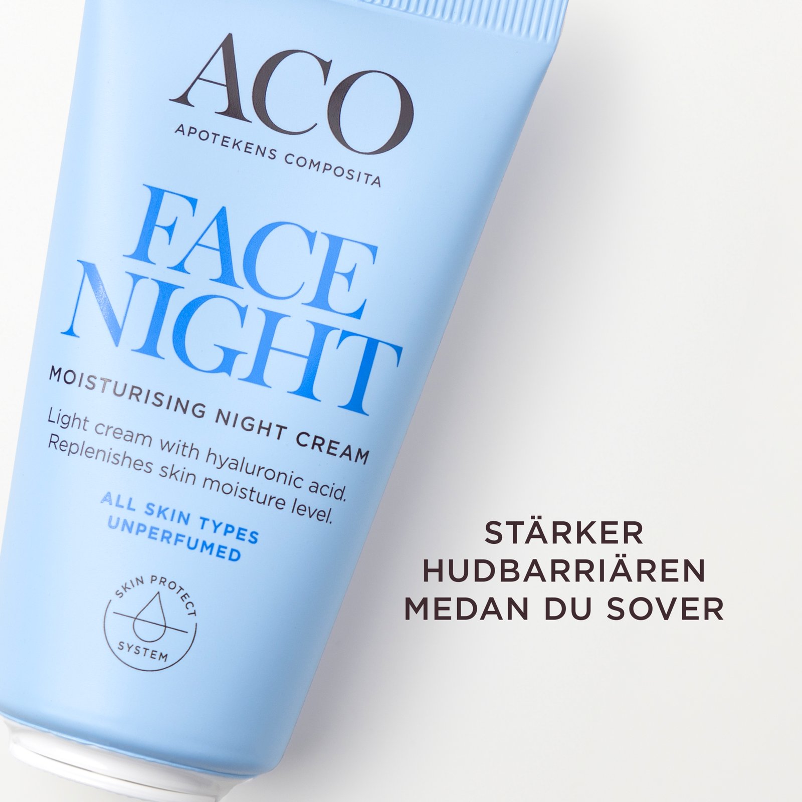 ACO Face Moisturising Night Cream Oparfymerad Nattkräm 50 ml