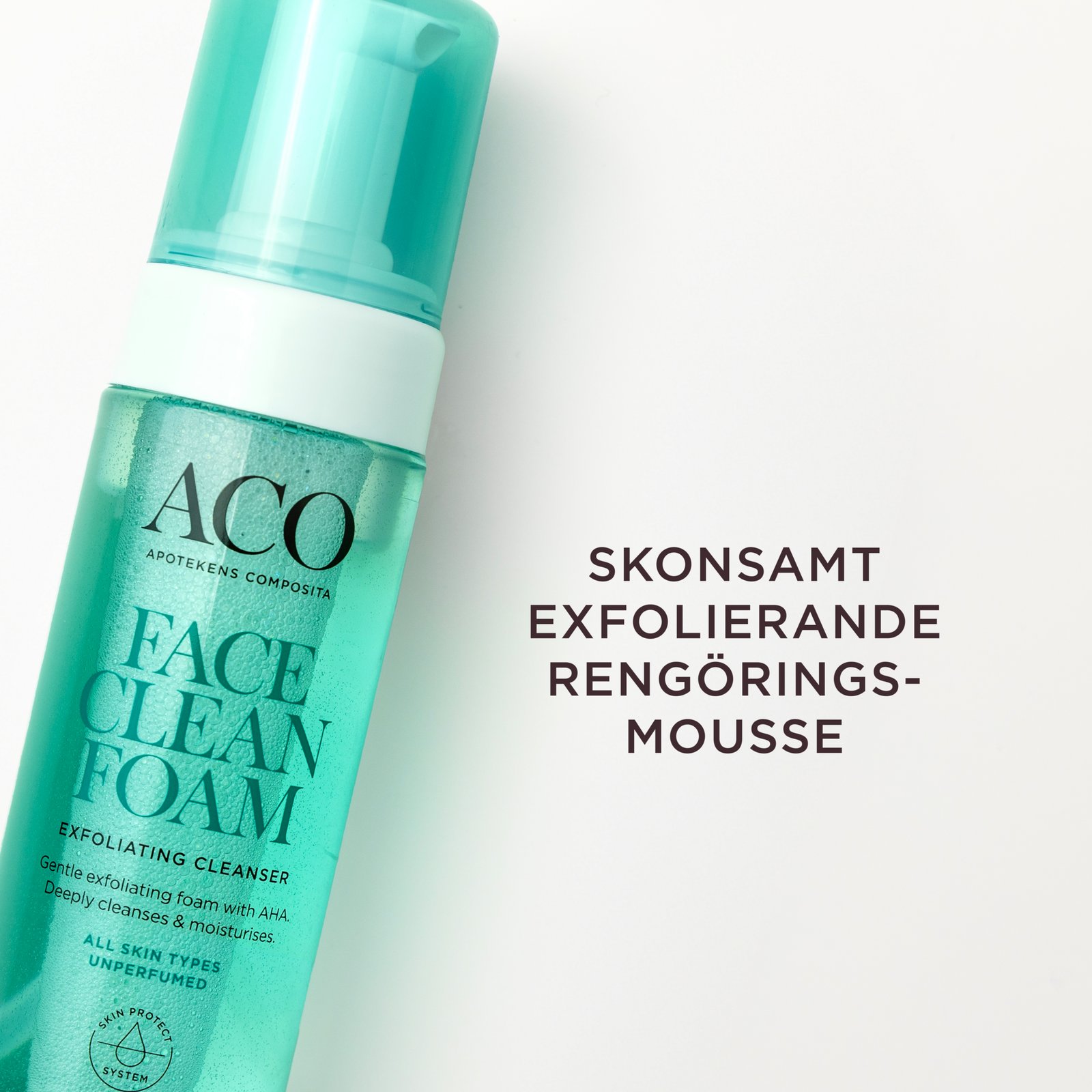 ACO Face Exfoliating Cleansing Foam med AHA Rengöringsmousse 150 ml