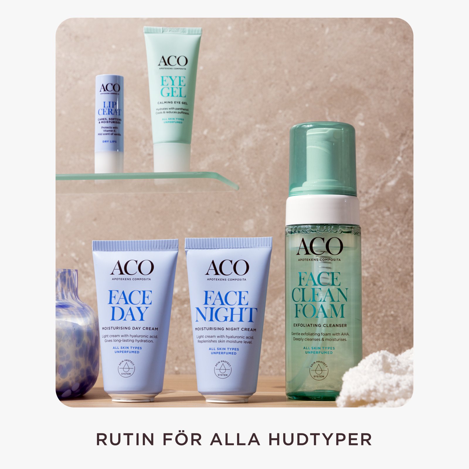 ACO Face Exfoliating Cleansing Foam med AHA Rengöringsmousse 150 ml