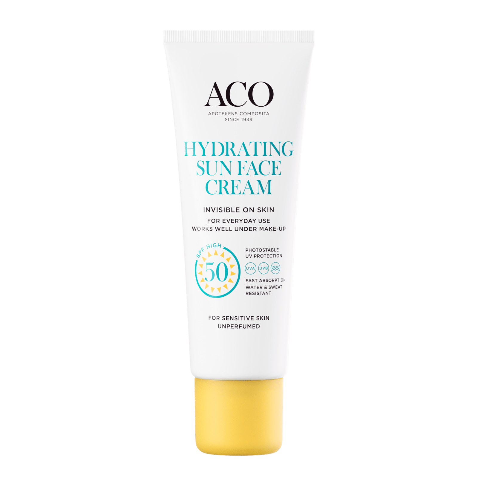ACO Sun Hydrating Sun Face Cream Återfuktande Solkräm SPF50 40 ml