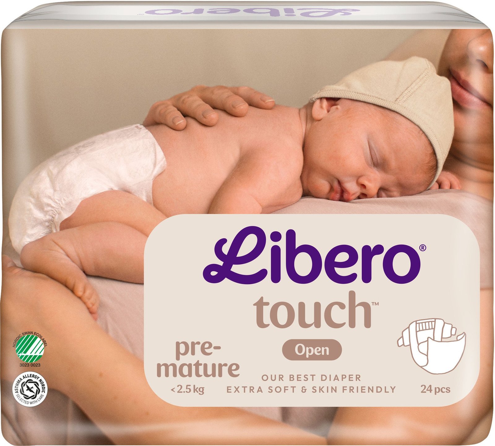 Libero Touch (<2,5kg) Premature 24 st