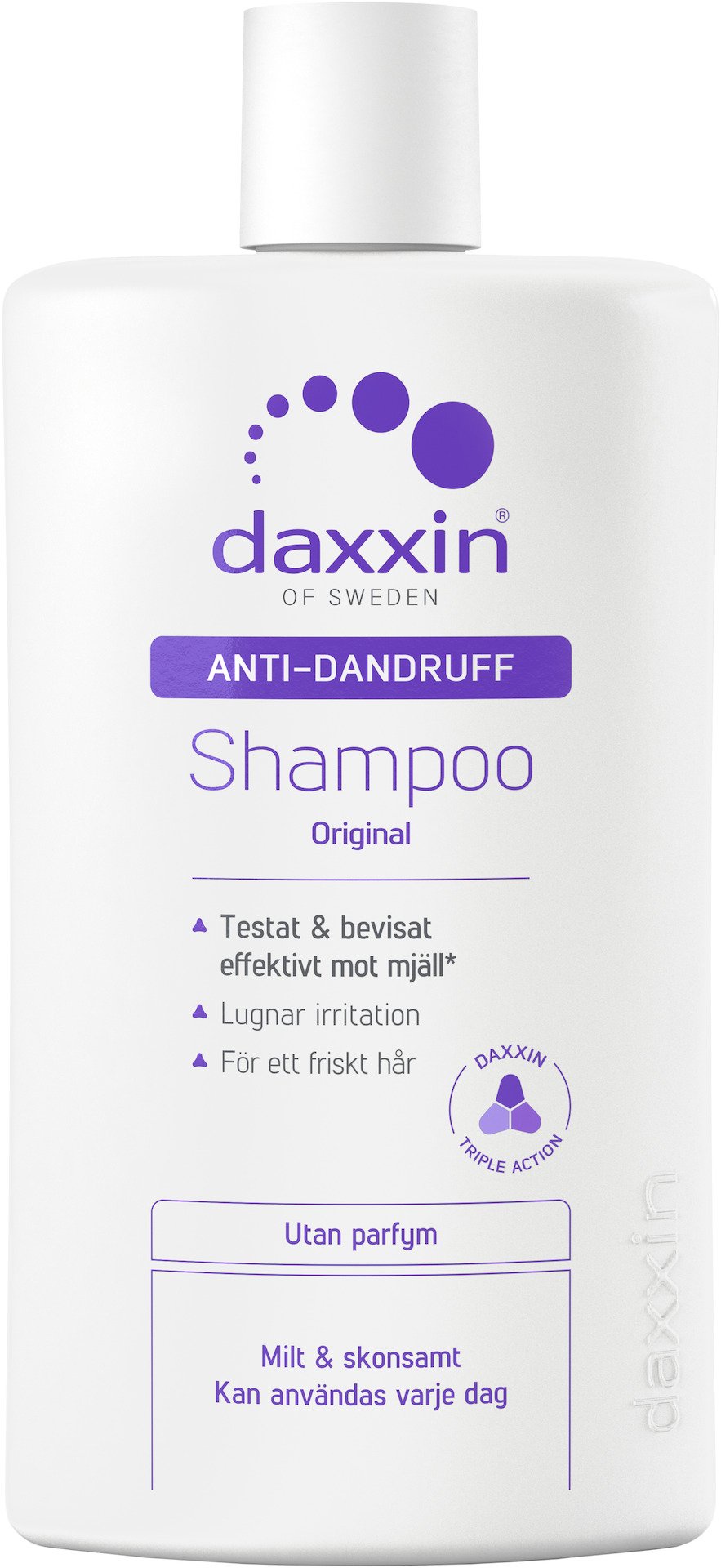 Daxxín Schampo mot mjäll Parfymfri 250 ml