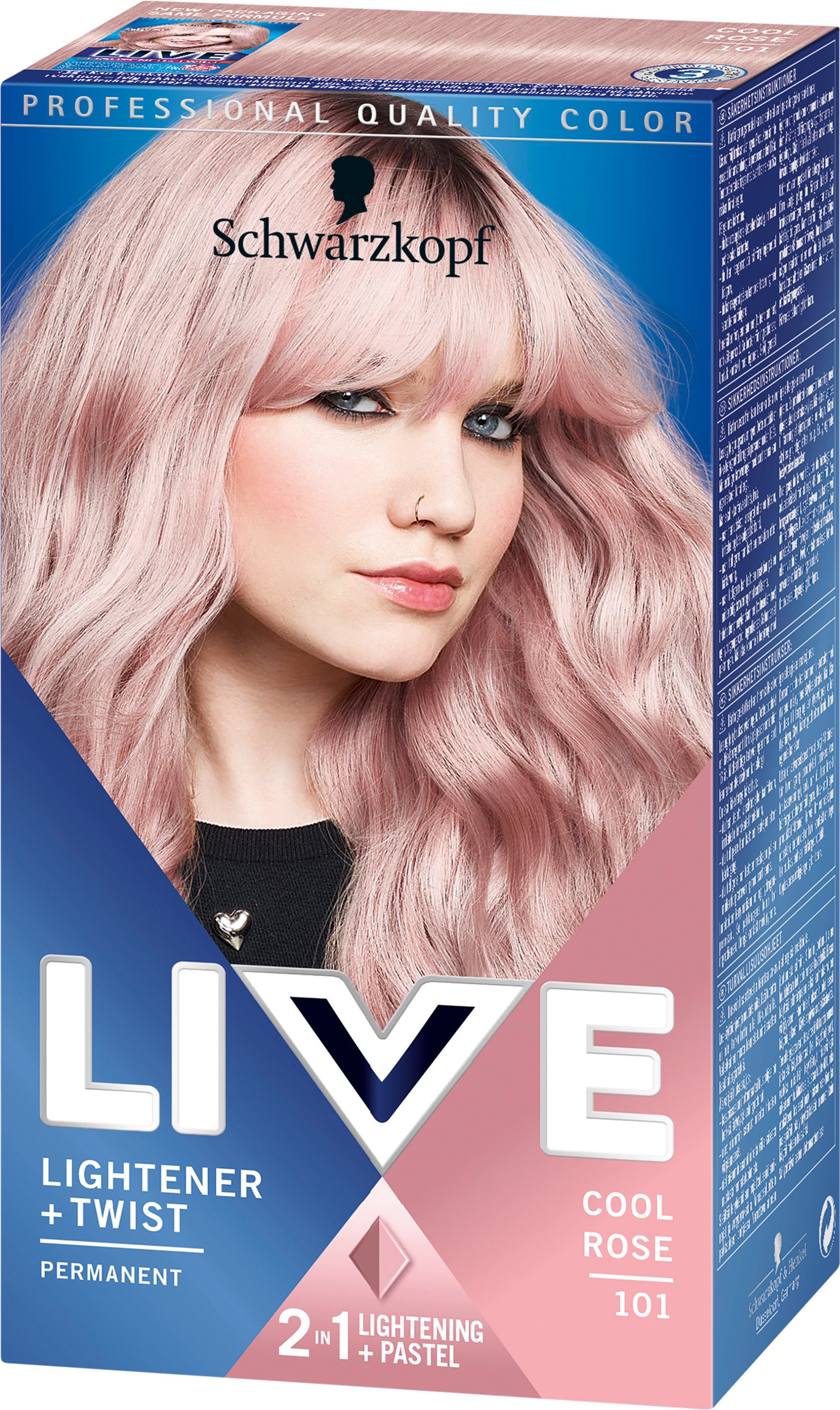 Schwarzkopf LIVE 2in1 101 Cool Rosé 1 st