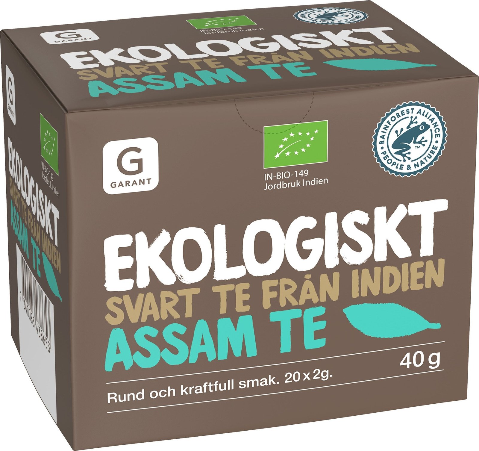 Garant Ekologiskt Assam Te 20 st