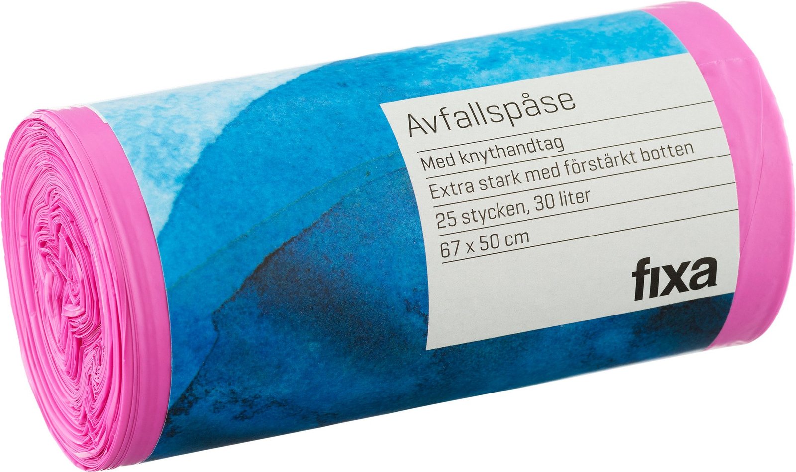 Fixa Avfallspåse Knythandtag 30 Liter 25 st