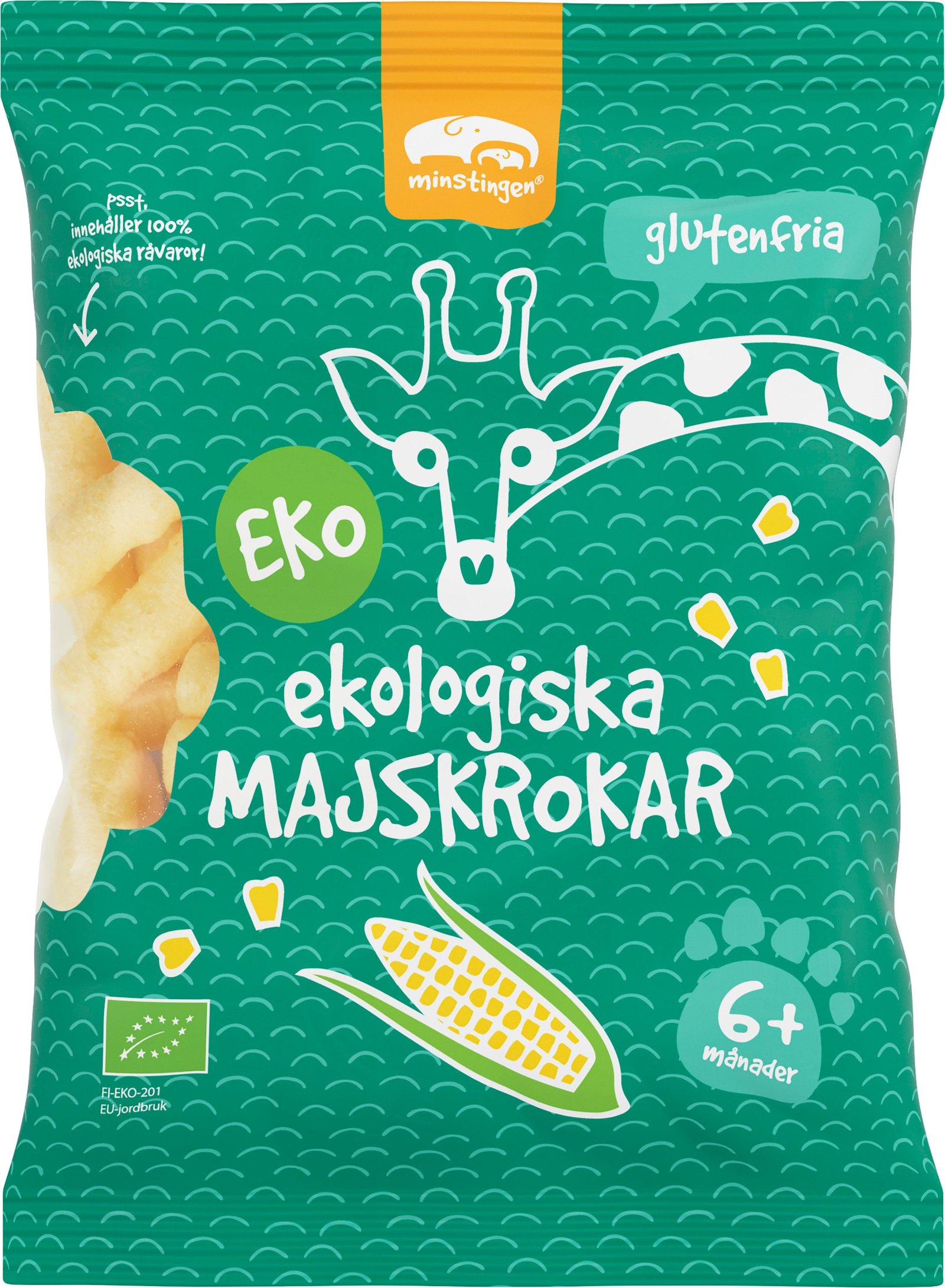 Minstingen Ekologiska Majskrokar 35 g