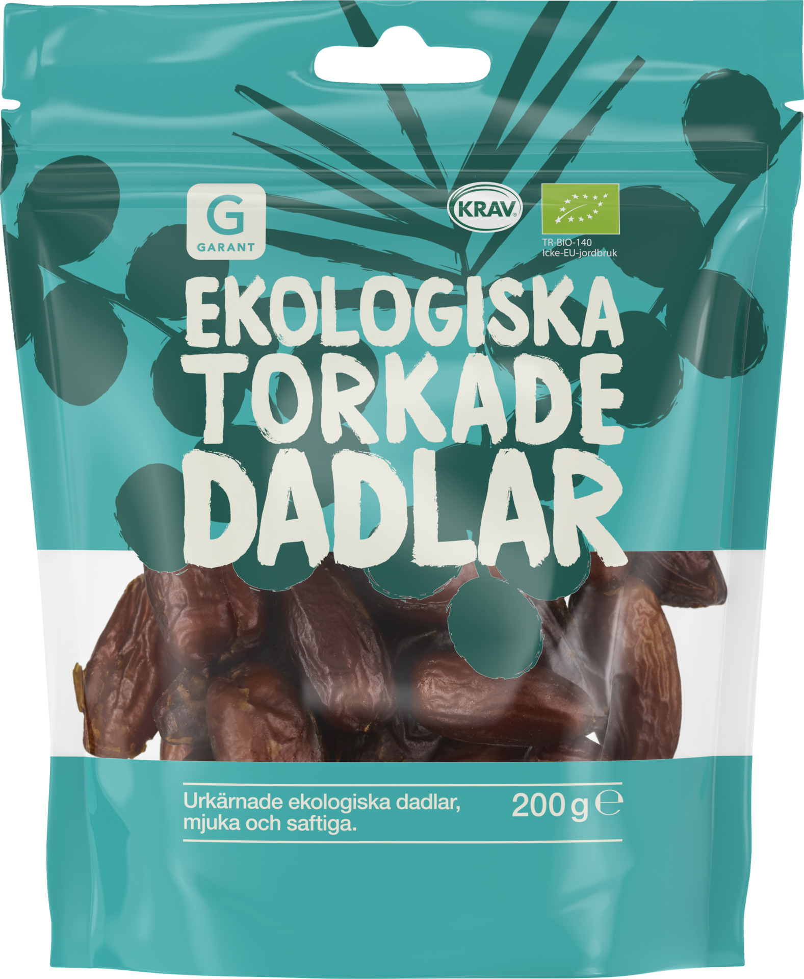 Garant Ekologiska Torkade Dadlar 200 g