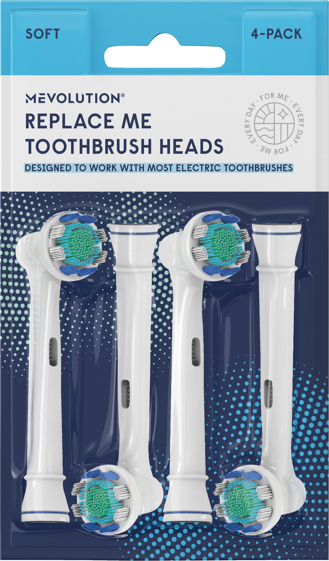 Mevolution Eltandborsthuvud 4 st