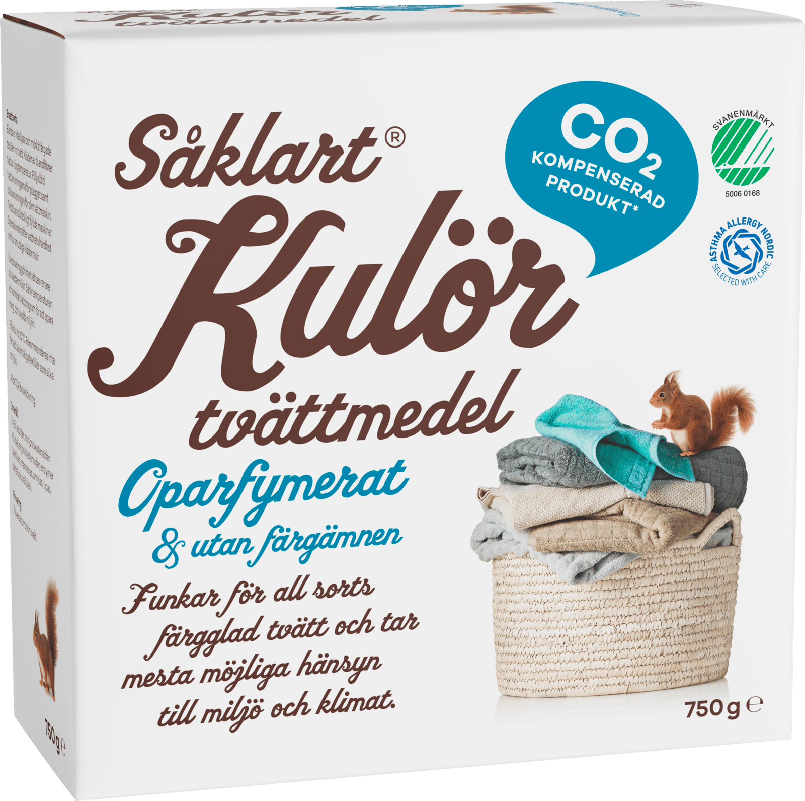 Såklart Tvättmedel Kulör 750g