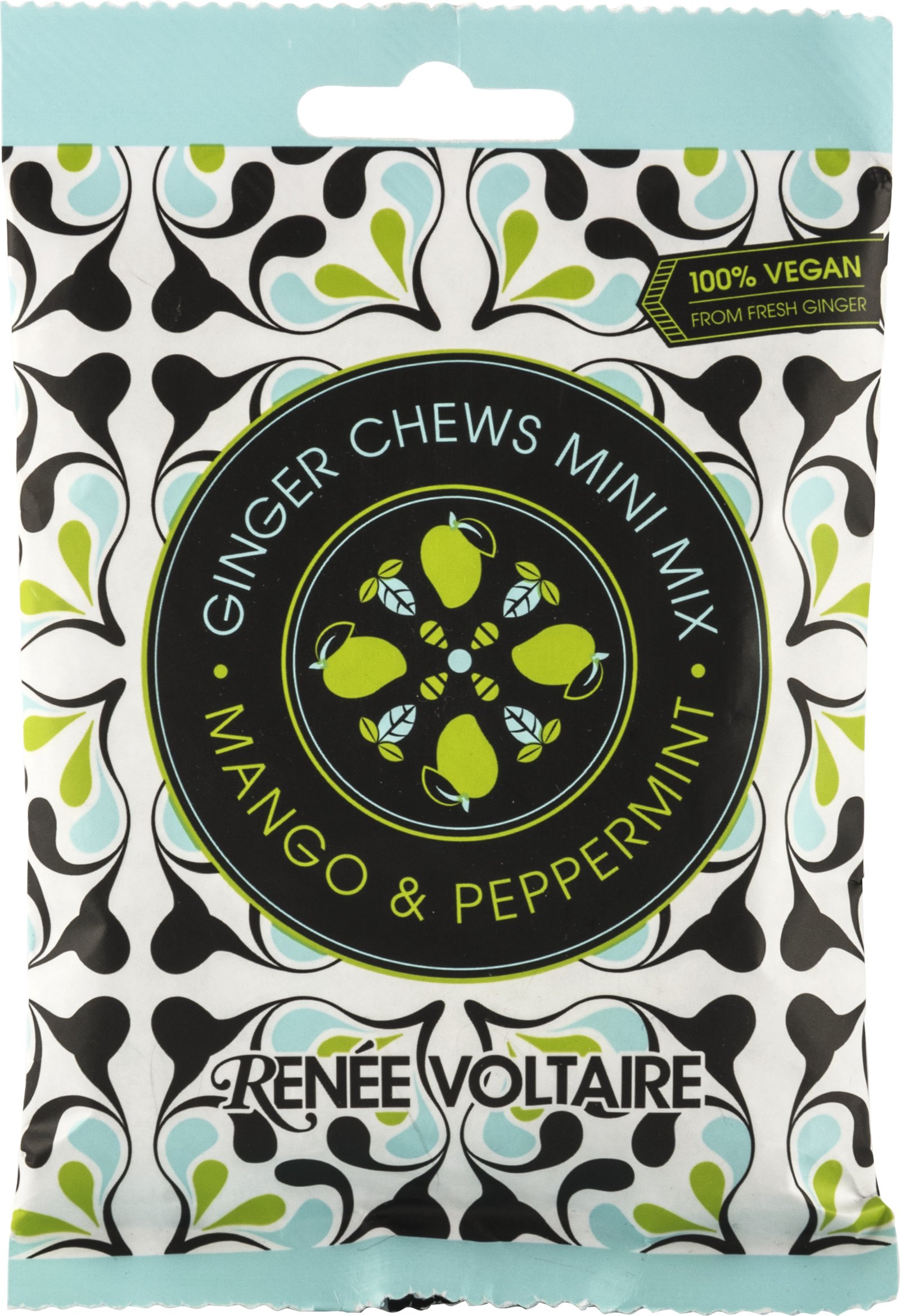 Renée Voltaire Ginger Chews Mini Mix - Mango & Pepparmynta 48 g