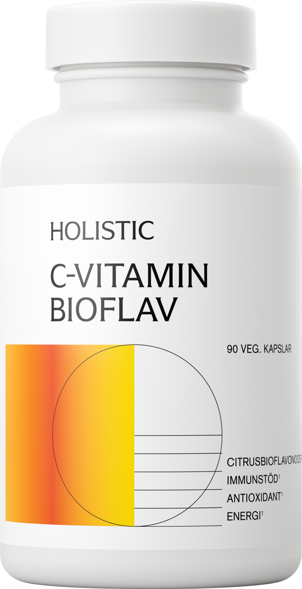 Holistic C-vitamin Bioflav 90 kapslar
