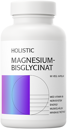 Holistic Magnesiumbisglycinat 100 mg, 90 vegetabiliska kapslar