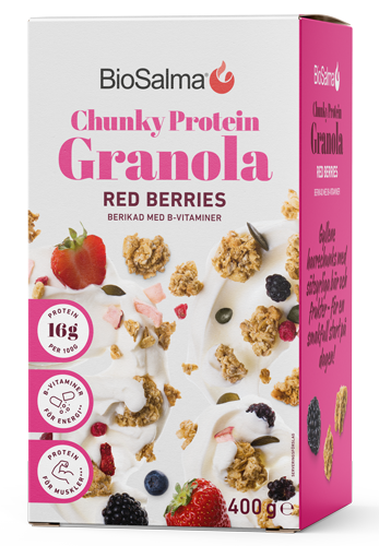BioSalma Chunky Protein Granola Red Berries 400 g