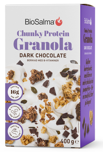 BioSalma Chunky Protein Granola Dark Chocolate 400 g