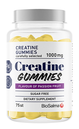 BioSalma Creatine Gummies 1000mg Passion Fruit 75 st