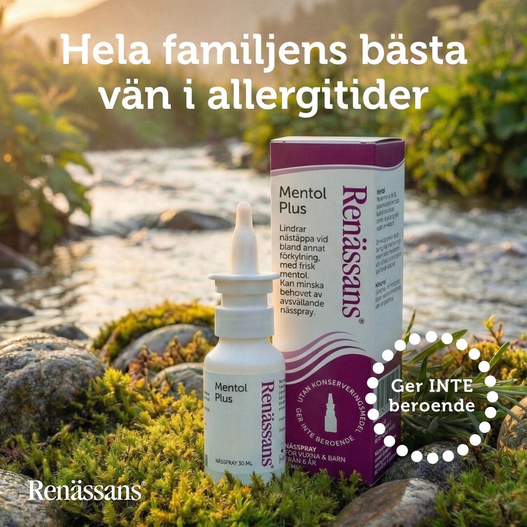 Renässans Nässpray plus mentol 30 ml