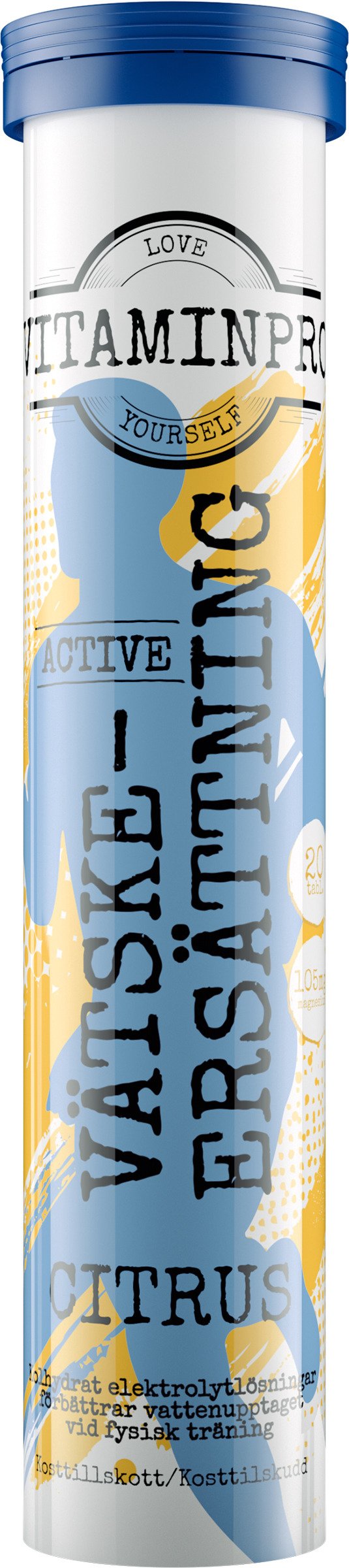 Vitaminpro Vätskeersättning Citrus 20 brustabletter