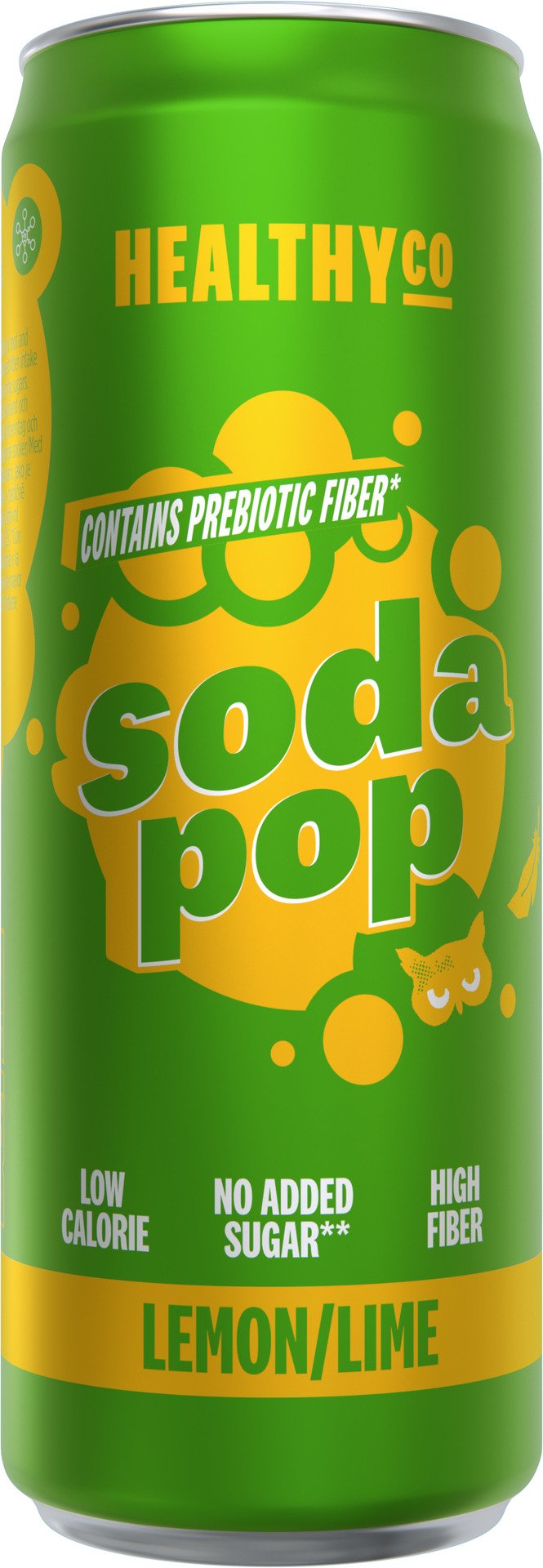 Healthyco Soda Pop Lemon Lime 330 ml