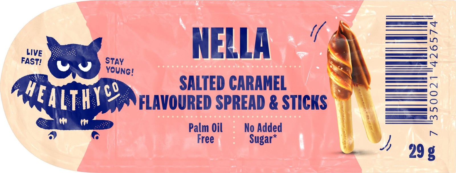 Healthyco Nella Salted Caramel Sticks 29 g