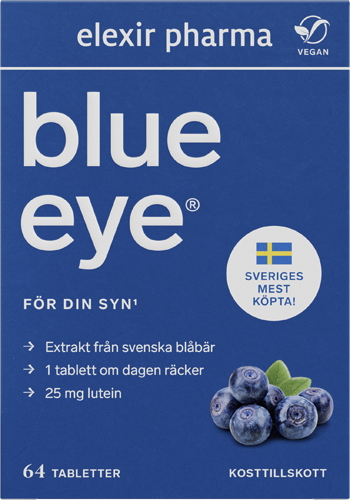 Elexir Pharma BlueEye Blåbär & Lutein 64 tabletter