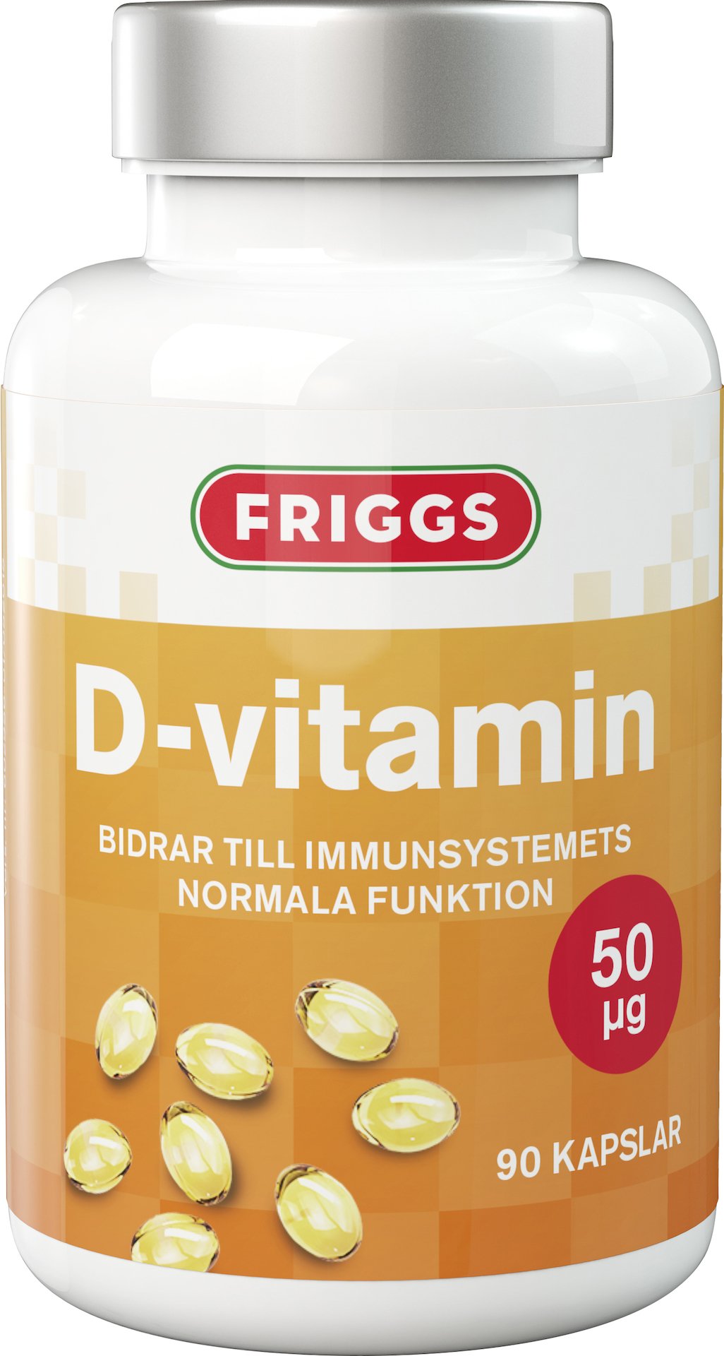 Friggs D-vitamin 50 µg 90 kapslar