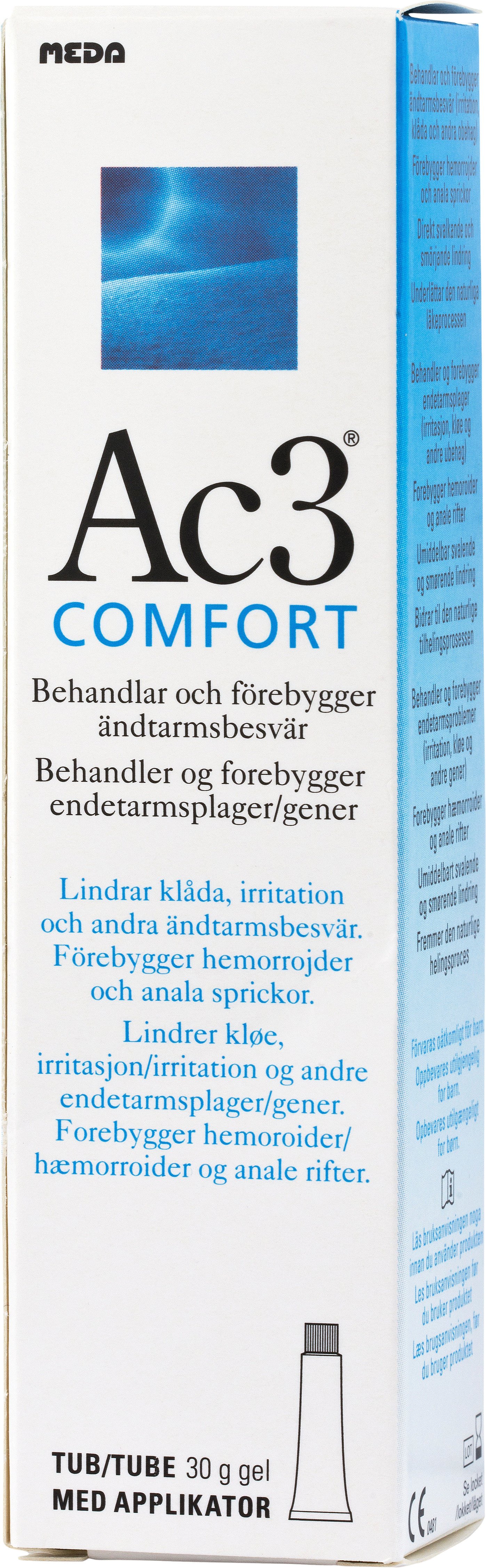 AC3 Comfort Tub & Applikator 30g gel