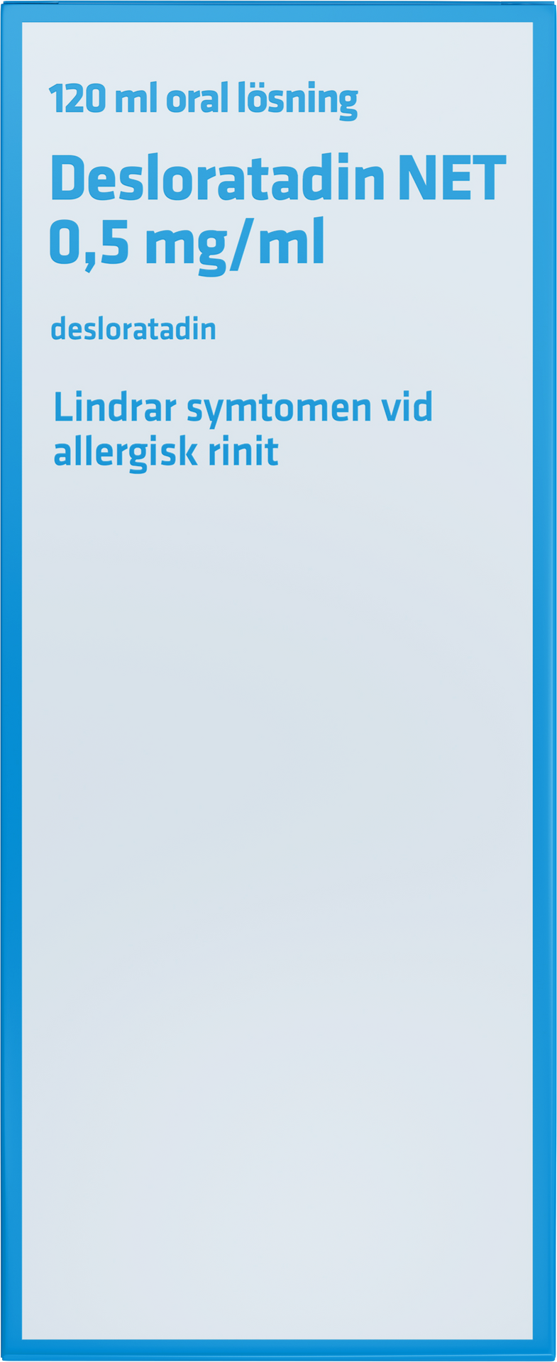 Desloratadin NET Oral Lösning 0.5 mg/ml 120 ml