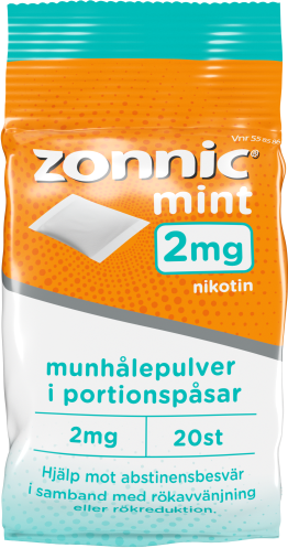 Zonnic Mint 2 mg Munhålepåse 20 st