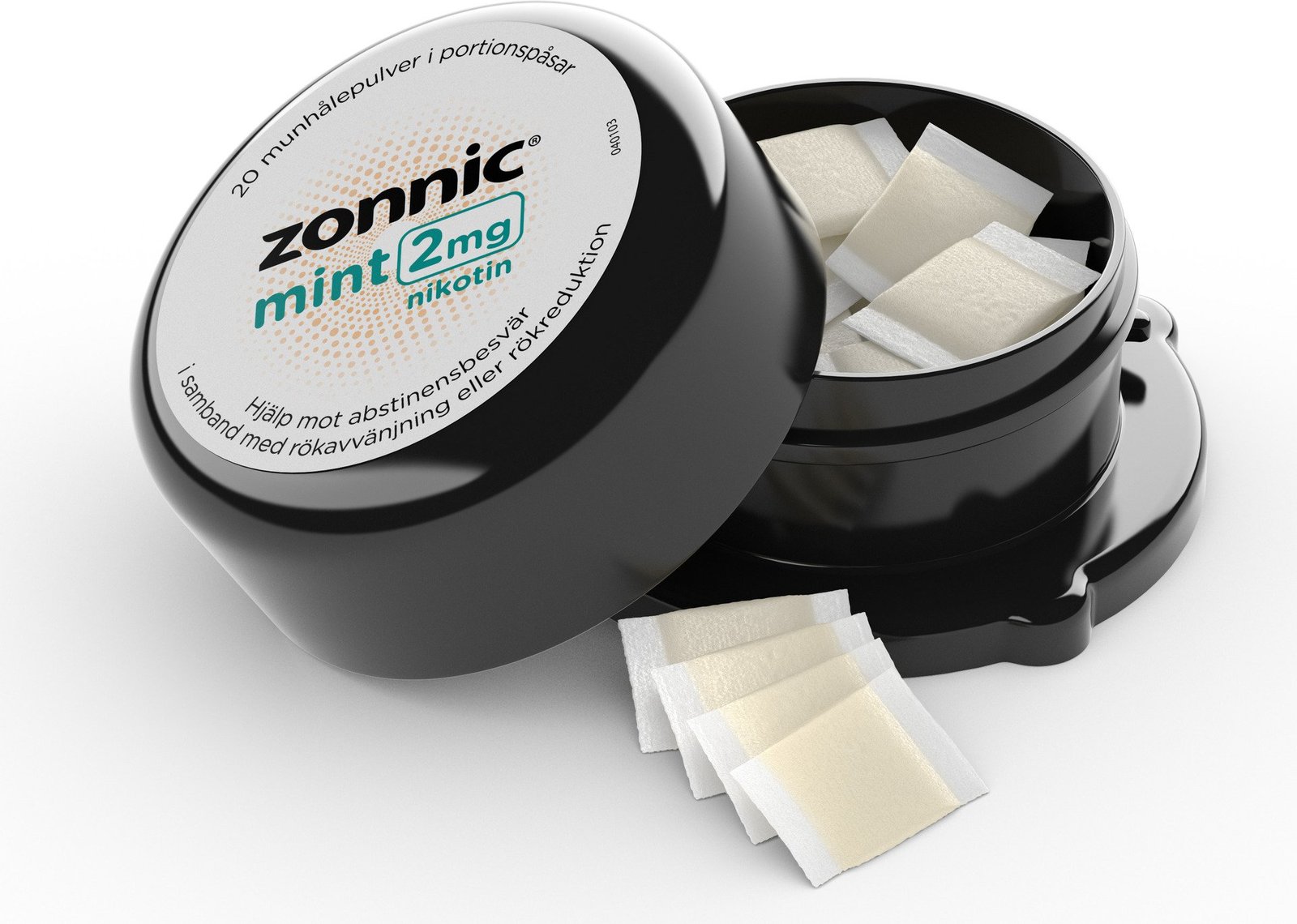 Zonnic Mint 2 mg Munhålepåse 20 st