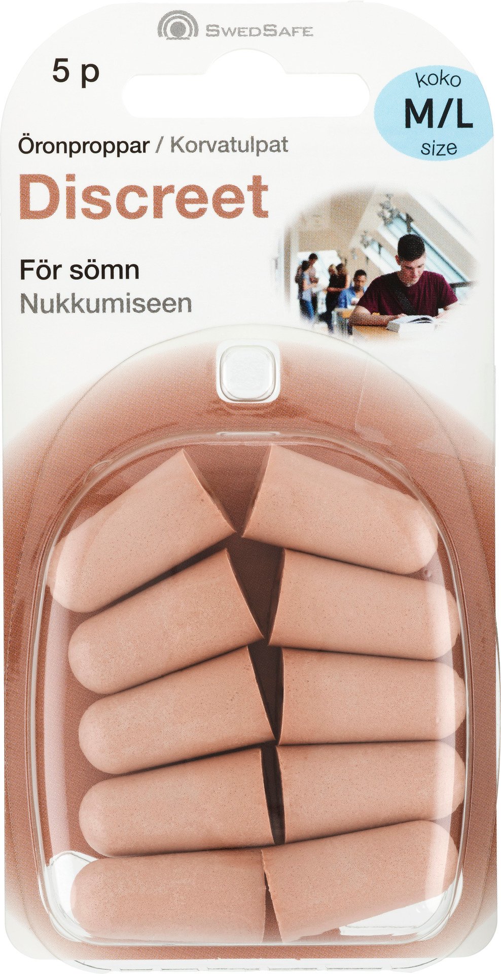 SwedSafe Diskret M/L 10 st