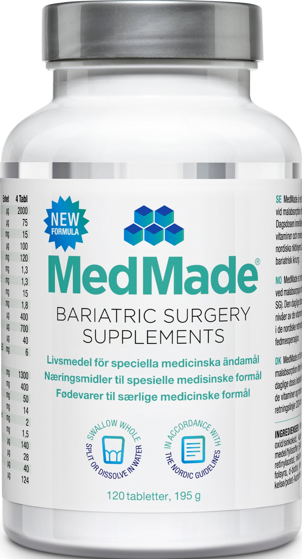 MedMade Bariatric Surgery Supplement 120 st