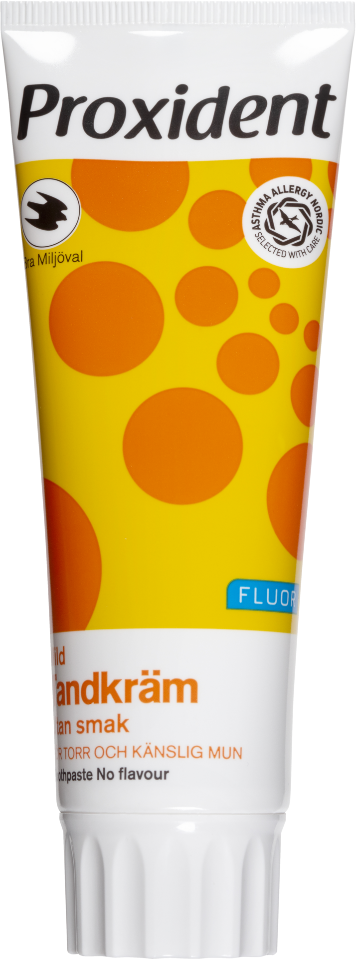 Proxident Tandkräm för torr mun, utan smak 75 ml