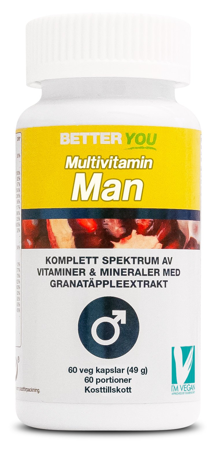 Better You Multivitamin Man 60 kapslar