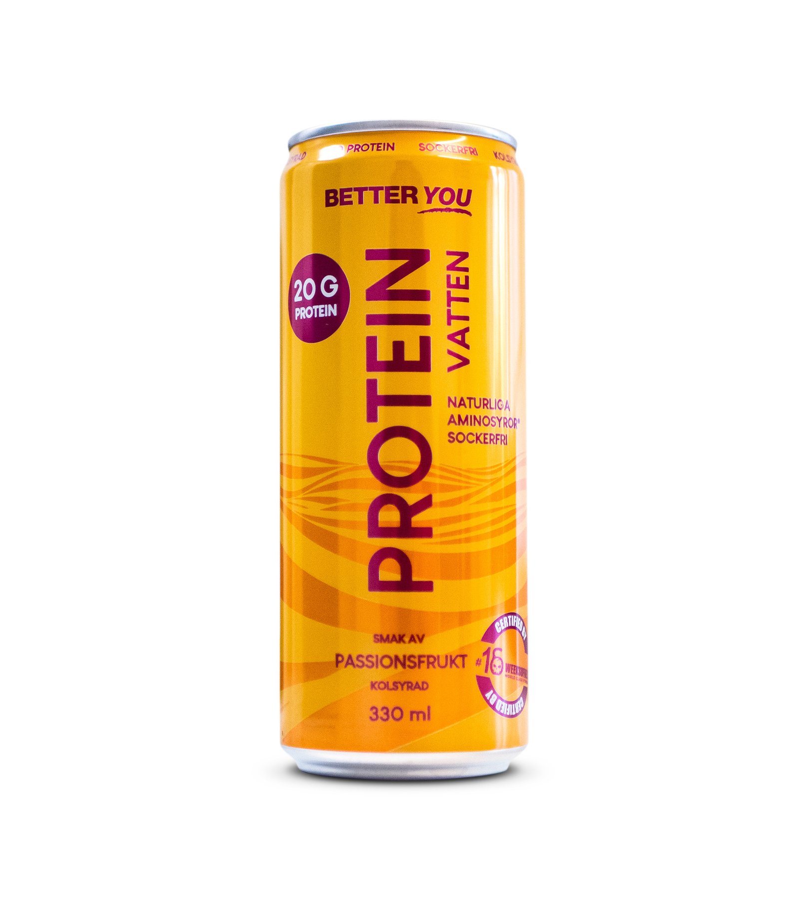 Better You Proteinvatten Tropical Passion Koffeinfri 330 ml