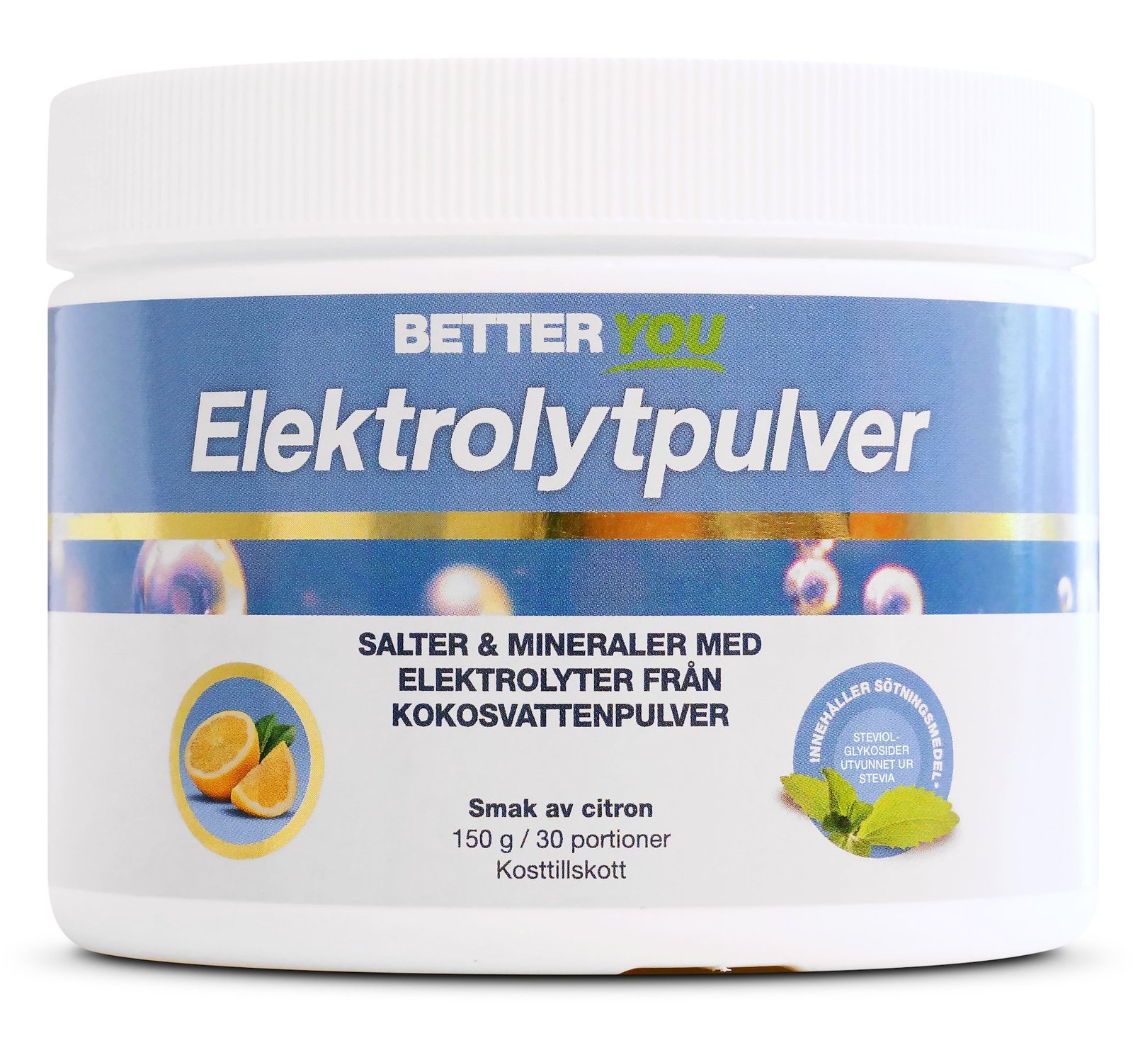Better You Elektrolytpulver Citron 150 g