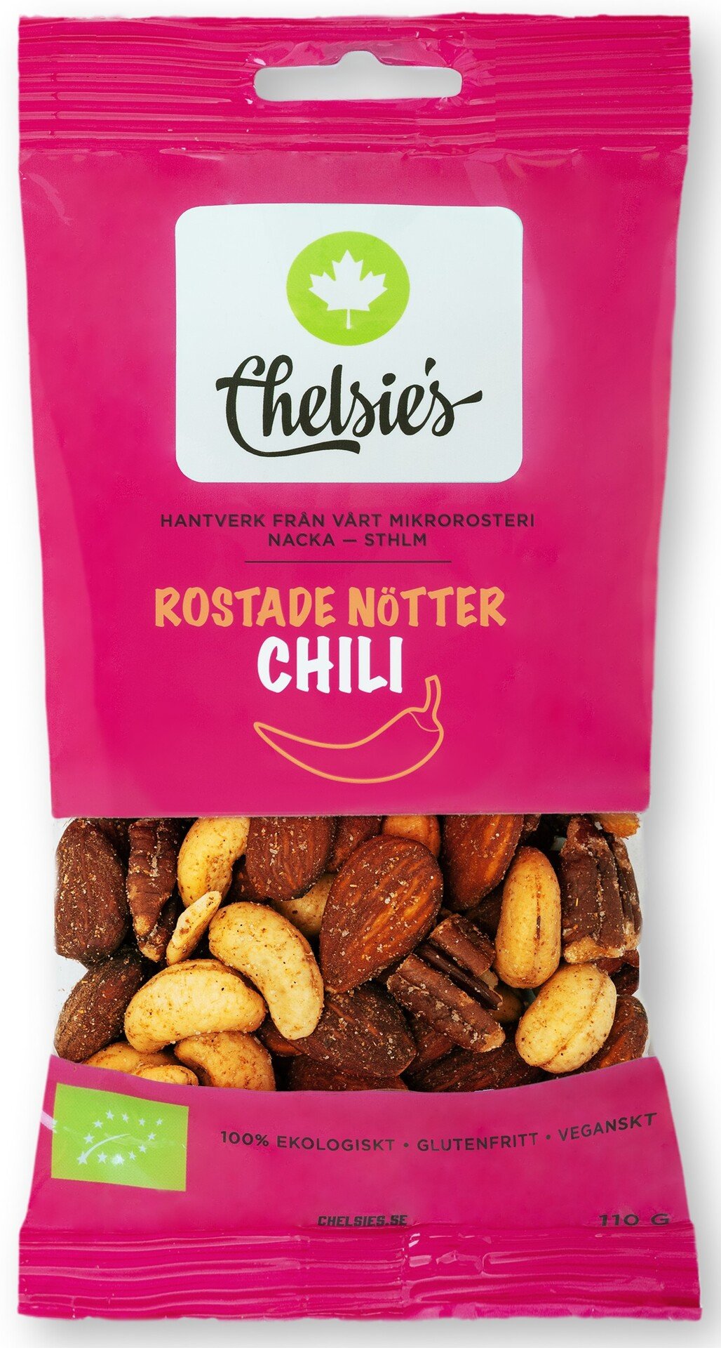 Chelsie's Rostade Nötter Chili 110 g