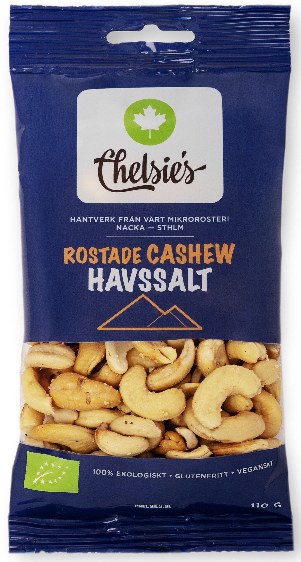 Chelsie's Rostade Cashew Havssalt 110 g