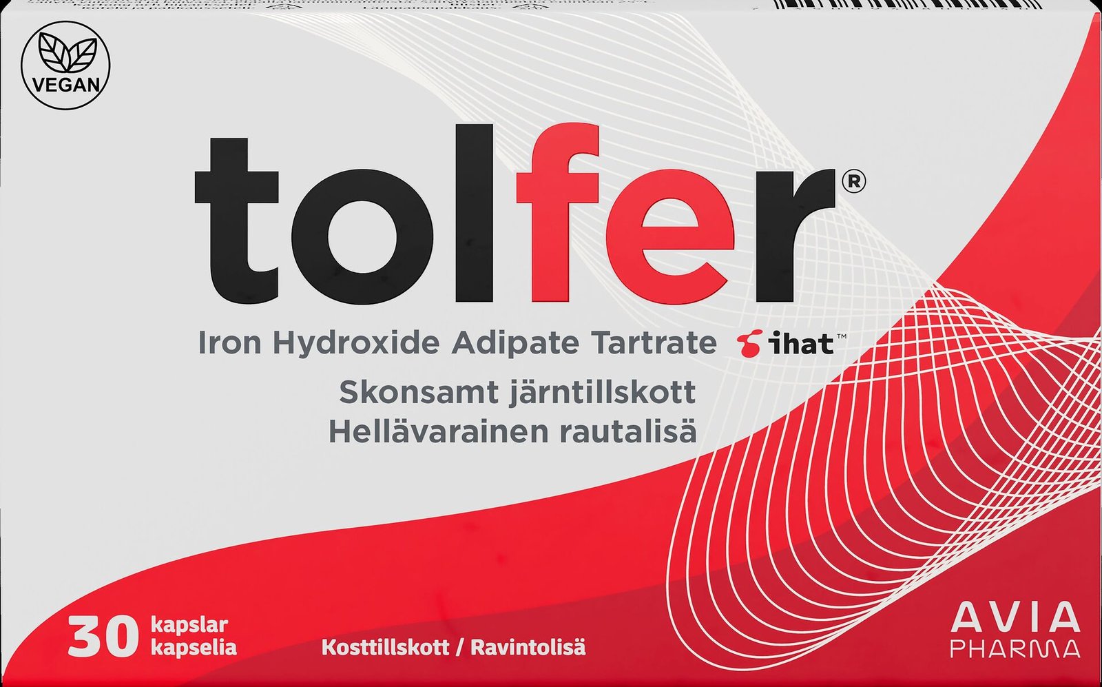 Tolfer Järn 30 mg 30 kapslar