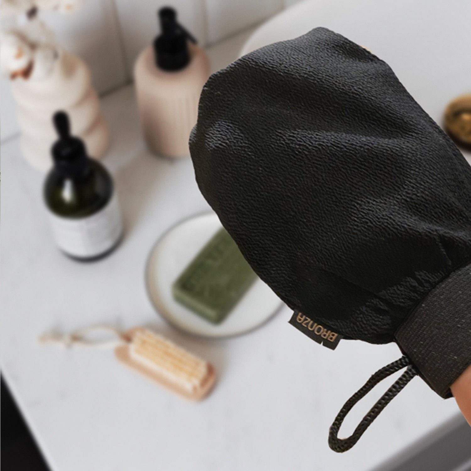 BRONZA Exfoliation Mitt XS-S 1 st
