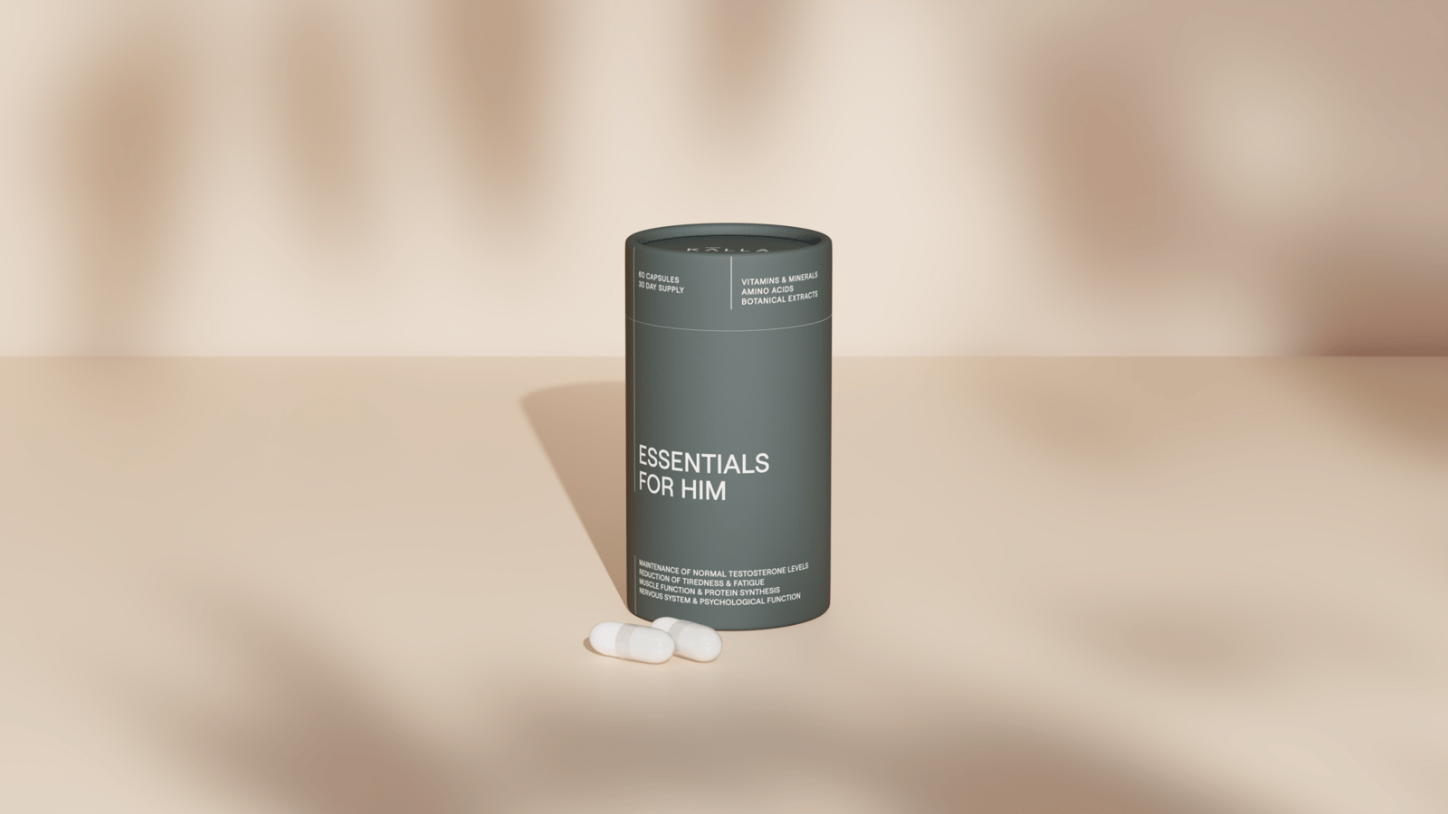 KÄLLA Essentials for Him 60 kapslar