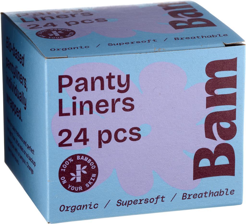 BAM Organic Bamboo Liners 24-pack