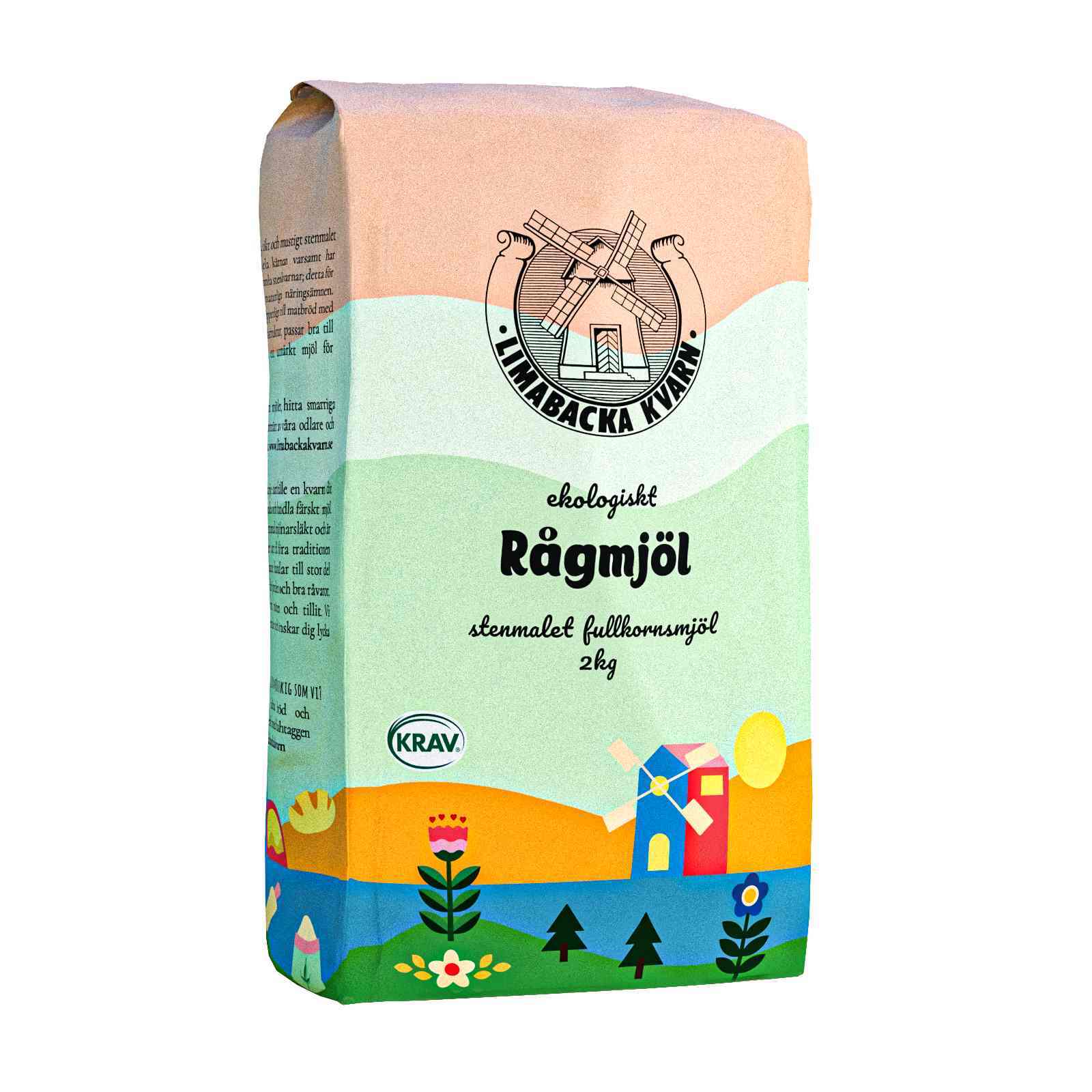 Limabacka Kvarn Rågmjöl 2 kg